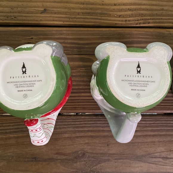 Pottery Barn Cute and Whimsical Gnome Shaped Ceramic Mugs - Set of 3 - Picture 15 of 16